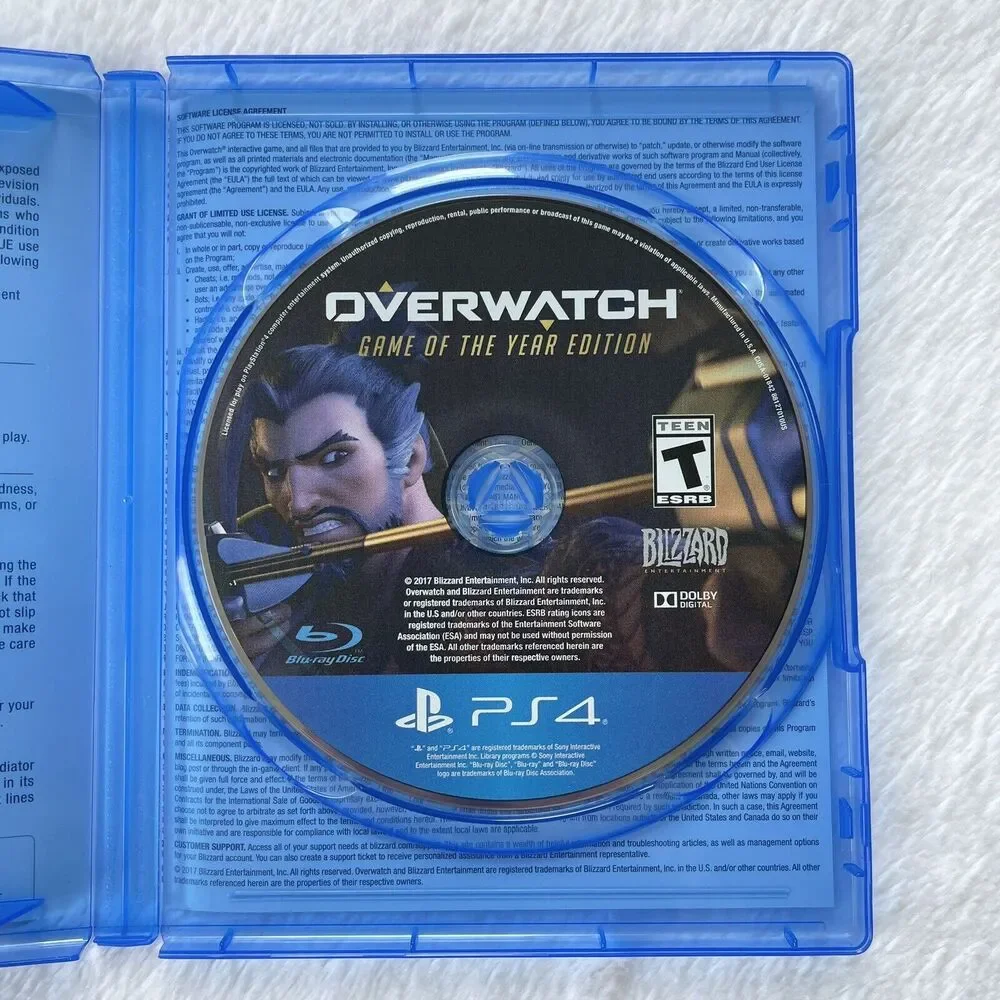 Overwatch: Game of the Year Edition PS4 2017 Bonus Content Play Station 4 Game
